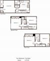 D1 Townhome floor plan at Parklane Apartments